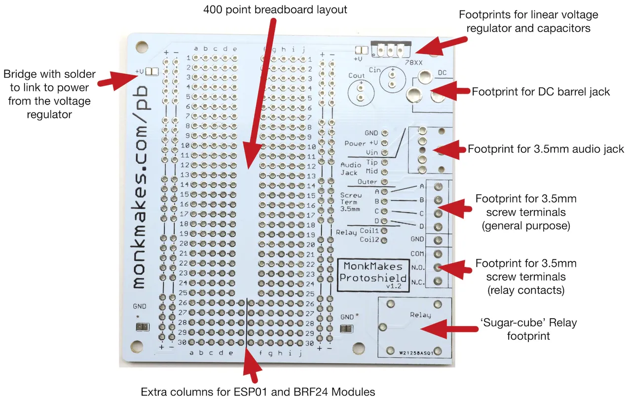 MonkMakes Protoboard Kit