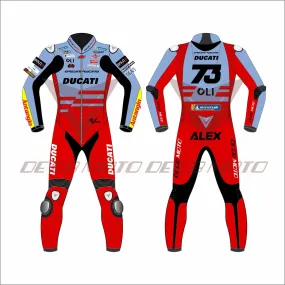 MOTO GP DUCATI 2023 MOTORBIKE RACING LEATHER SUIT CE APPROVED