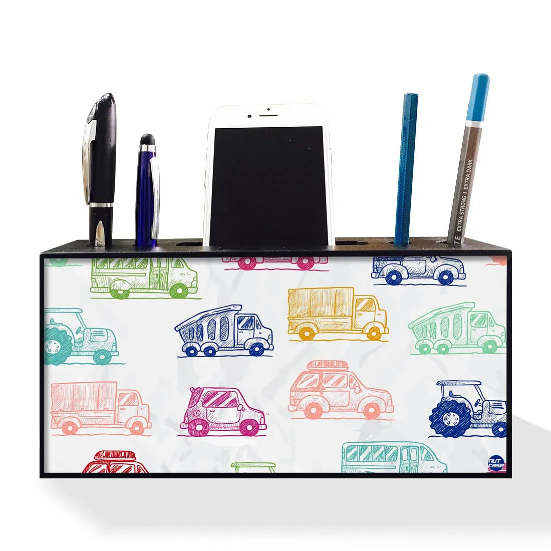 Pen Mobile Stand Holder Desk Organizer - Vehicles