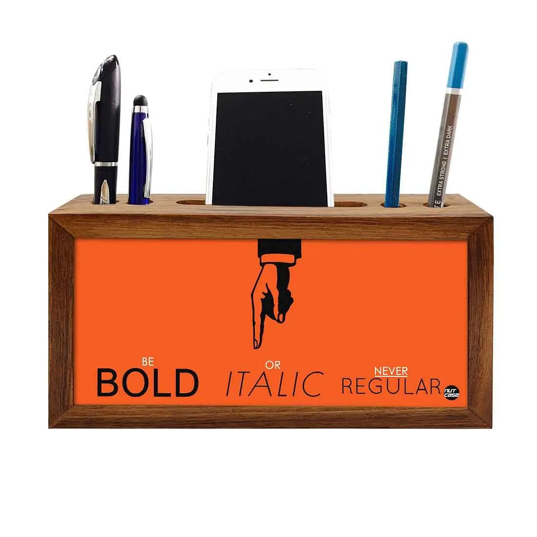 Pen Stand Mobile Holder for Office or Study Table - Be Bold