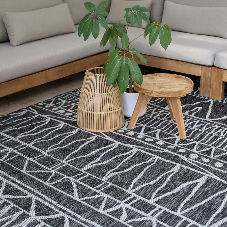 Perla Tribal Polypropylene Outdoor Large Rug