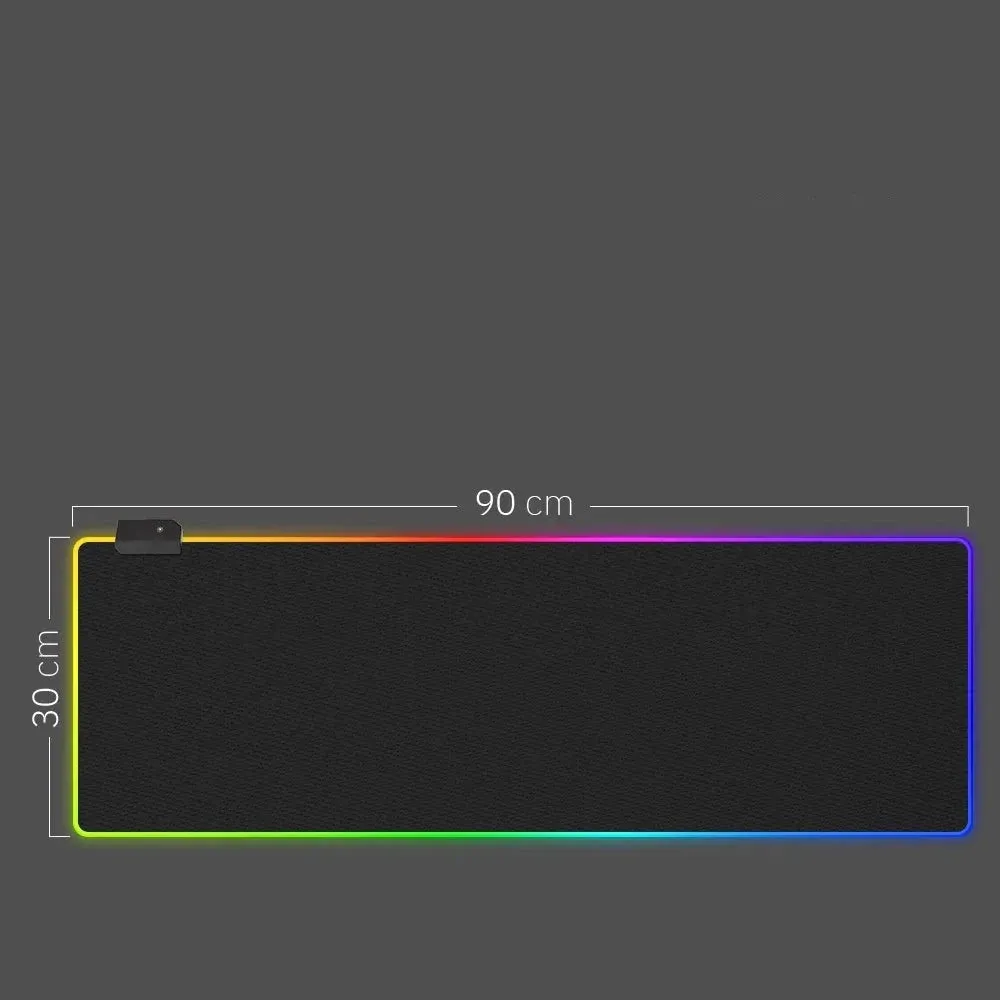 RGB LED Large Spacious Mousemat: Ideal for gaming or design work