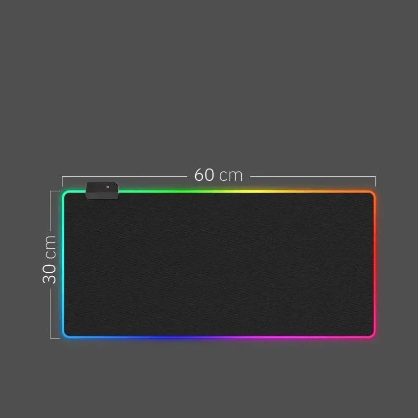 RGB LED Large Spacious Mousemat: Ideal for gaming or design work