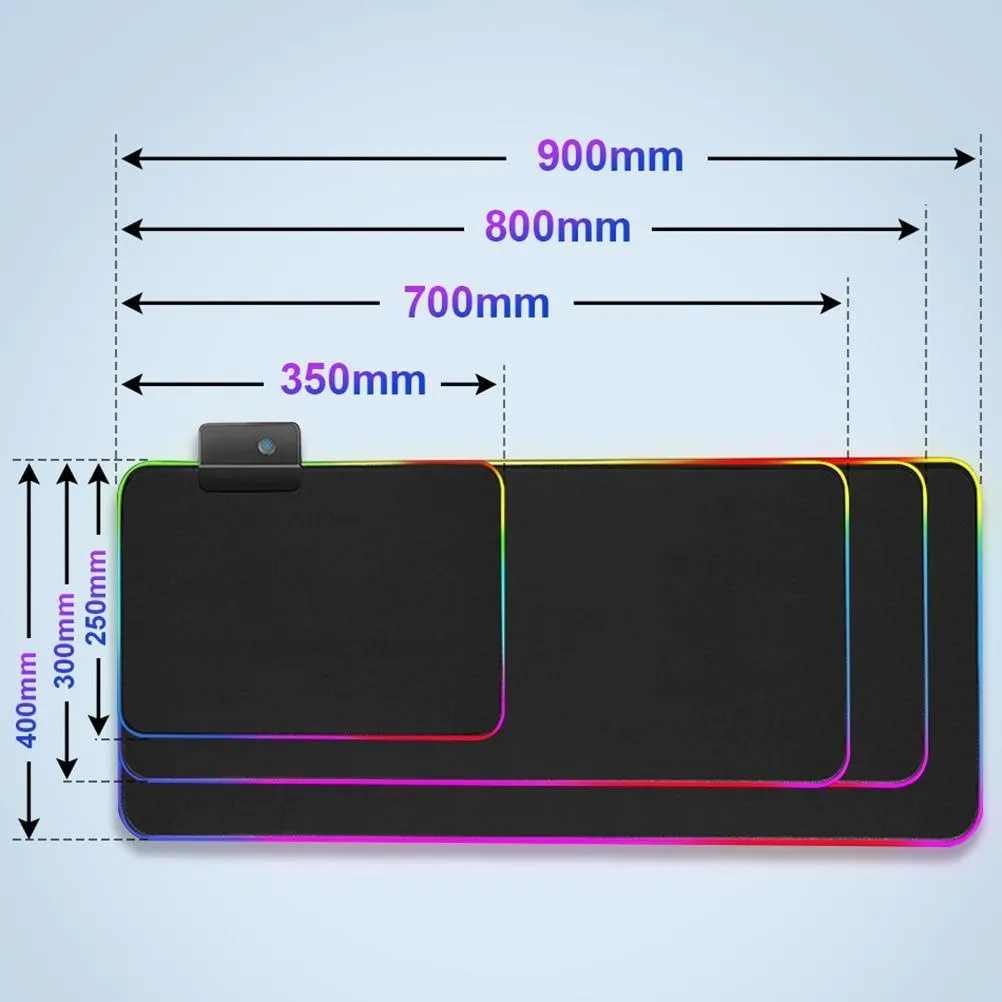 RGB LED Large Spacious Mousemat: Ideal for gaming or design work