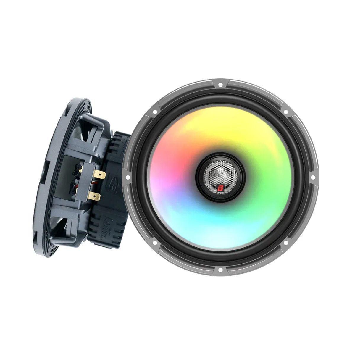 RPM Stroker 2-Way 6.5" 4Ω Speaker W/ Flush Mount 1" Titanium Dome Tweeter - SM65F4