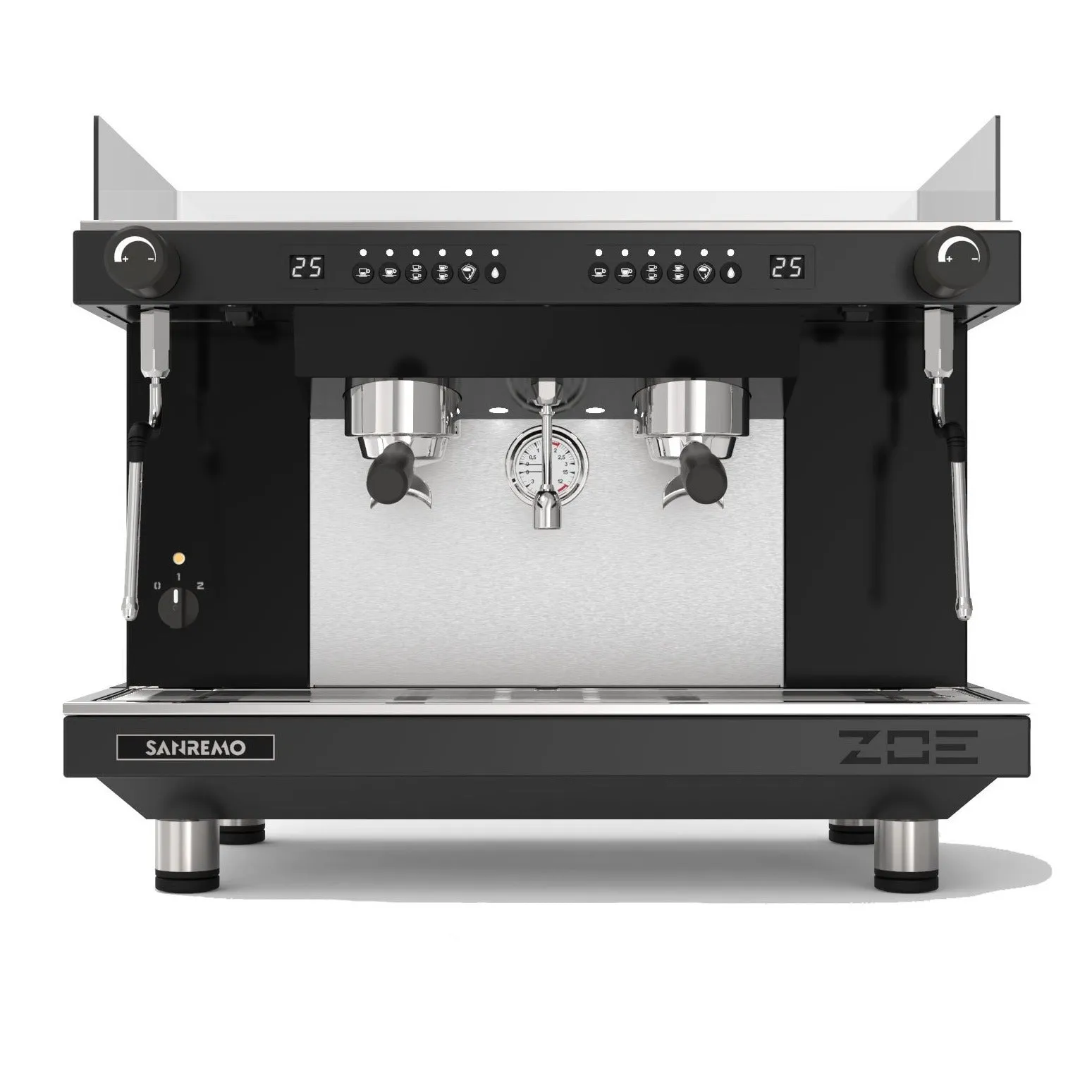 Sanremo Zoe Competition Tall 2 Group Volumetric Espresso Machine - Black