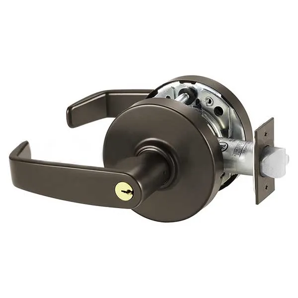 Sargent - 10G04 - Mechanical Cylindrical Lock - L Rose / L Lever - Storeroom -  LA Keyway - 10BE - Dark Oxidized Satin Bronze - Grade 1