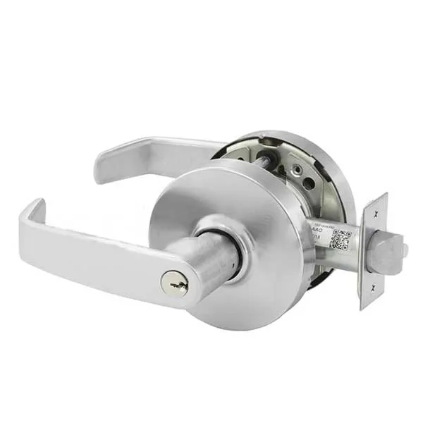 Sargent - 10G04 - Mechanical Cylindrical Lock - L Rose / L Lever - Storeroom -  LA Keyway - 26D - Satin Chrome - Grade 1