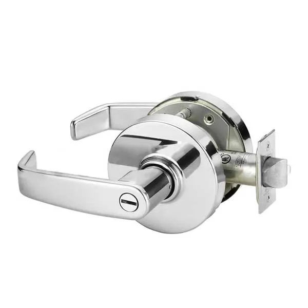 Sargent - 10U65 - Mechanical Cylindrical Lock - L Rose / L Lever - Privacy - 26D - Satin Chrome Plated - Grade 1