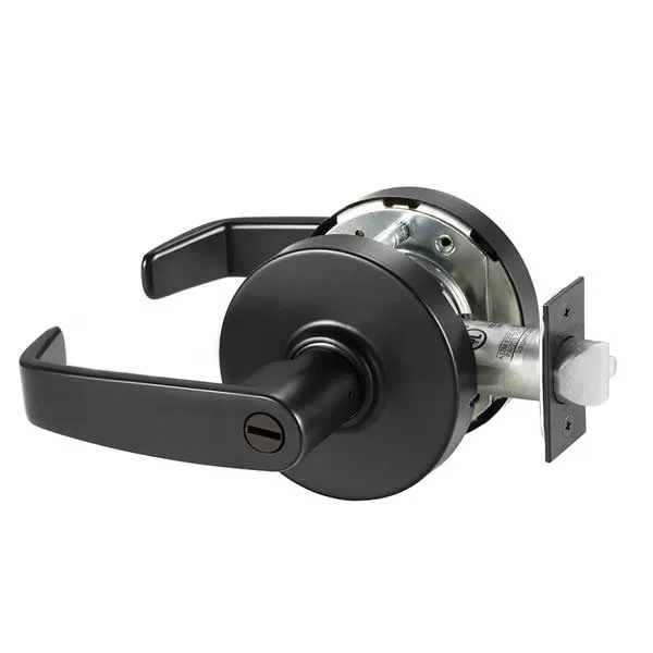 Sargent - 10U65 - Mechanical Cylindrical Lock - L Rose / L Lever - Privacy - BSP - Black Suede Powder Coat - Grade 1