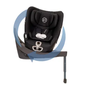 Sirona S 360 Convertible Car Seat with Sensor Safe - Moon Black