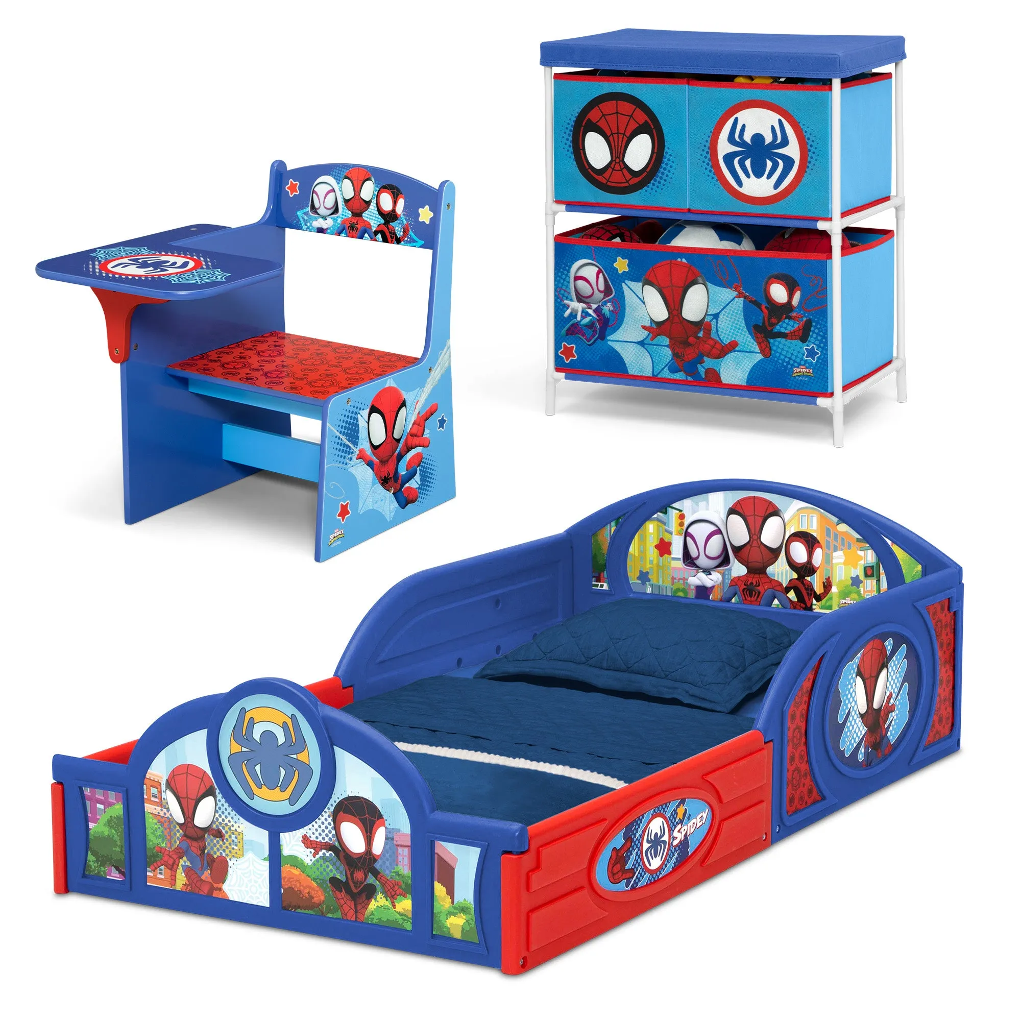 Spidey and His Amazing Friends 3-Piece Toddler Bedroom Set