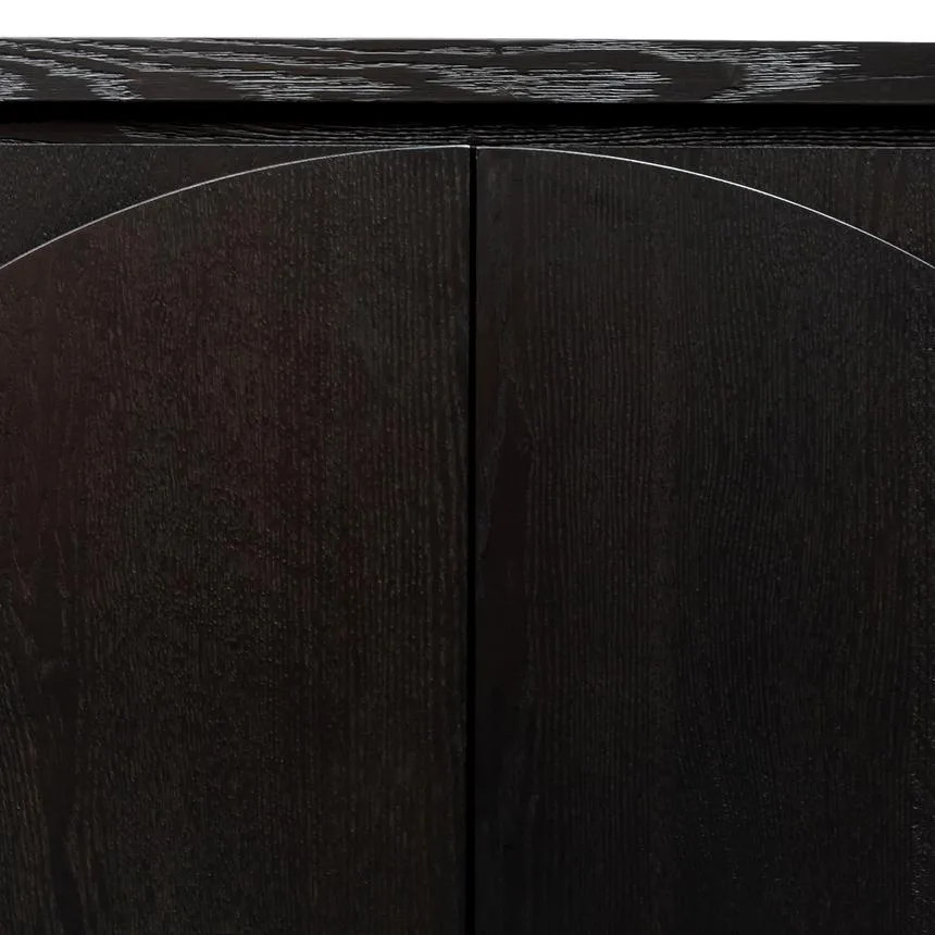 Storage Cabinet - Textured Espresso Black