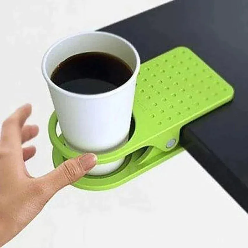 Table Desk Cup Holder Clip