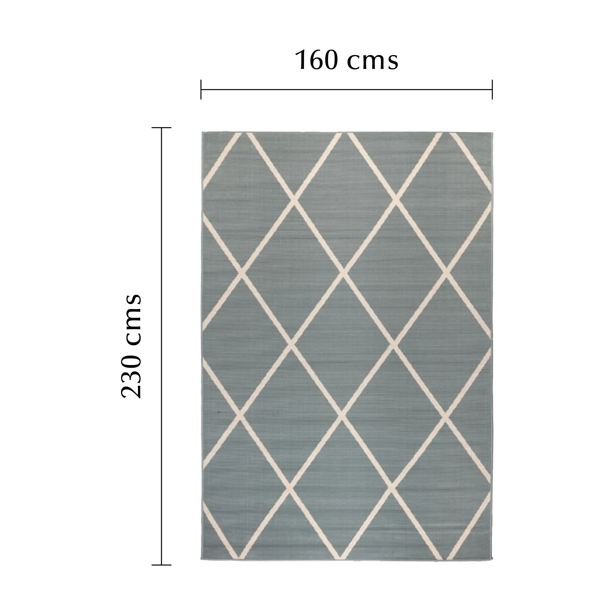 Tucson Aqua Green Polypropylene Outdoor Rug