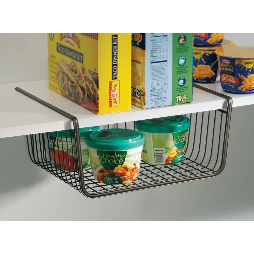 York Lyra Under Shelf Basket Bronze