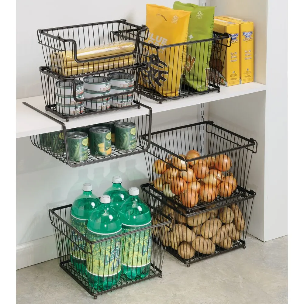 York Lyra Under Shelf Basket Bronze