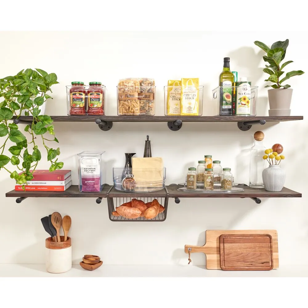 York Lyra Under Shelf Basket Bronze